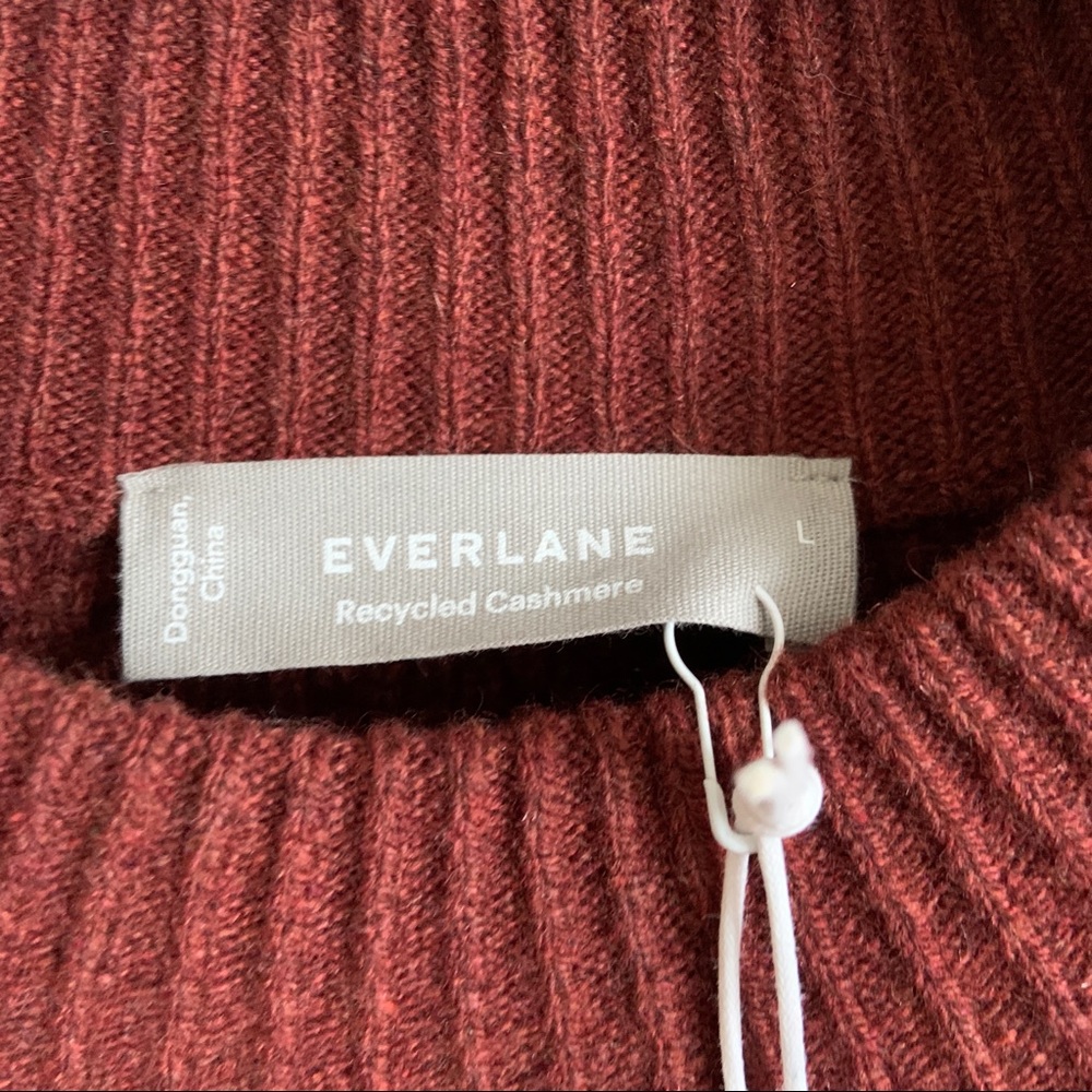 NWT Everlane Oversized Stroopwafel Crew ReCashmere - Picture 6 of 10